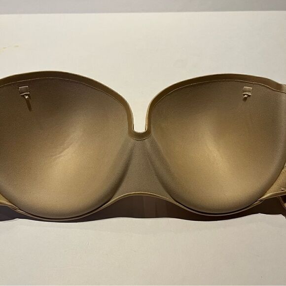 Maidenform Bra Beige Strapless Multiway Size 36C - Picture 9 of 10